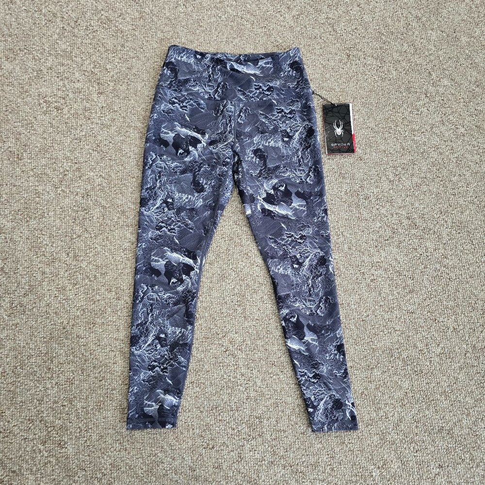 NWT Spyder Active Women's Printed Leggings Size Small